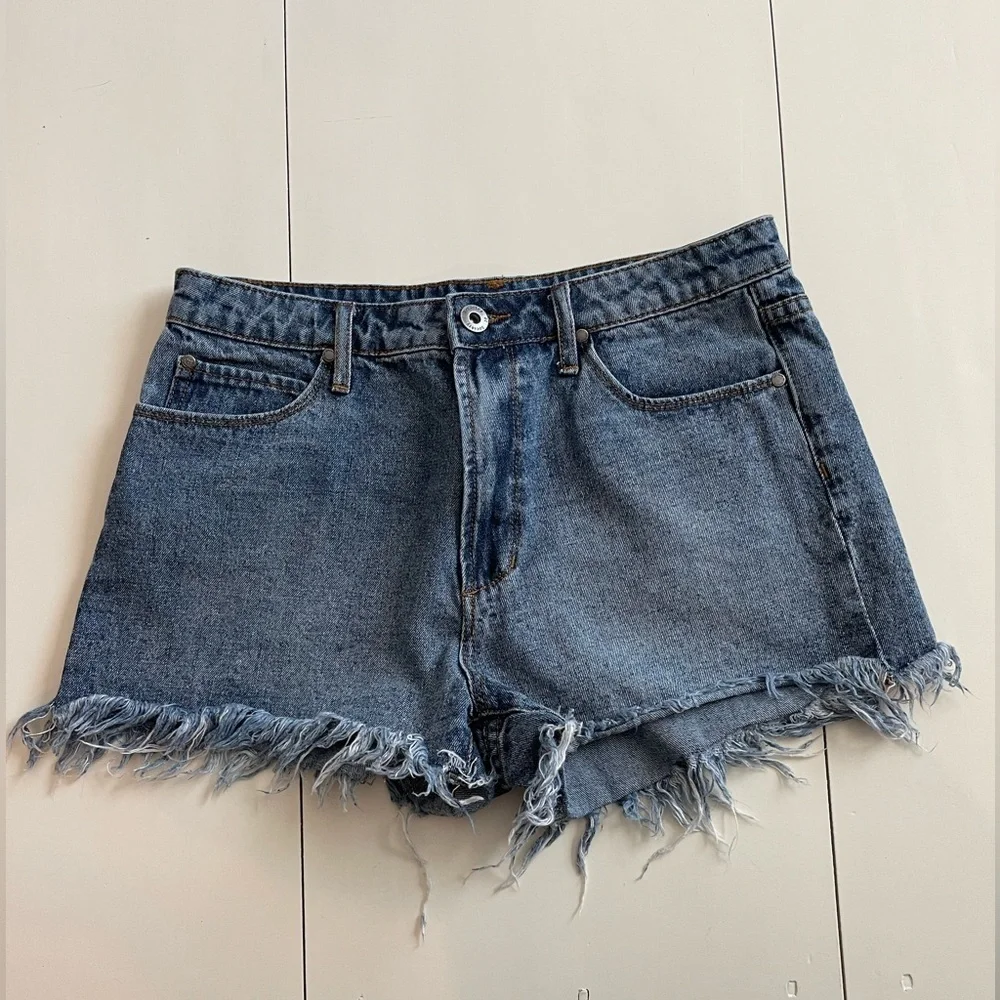 ARTICLES OF SOCIETY Coachella Denim Shorts